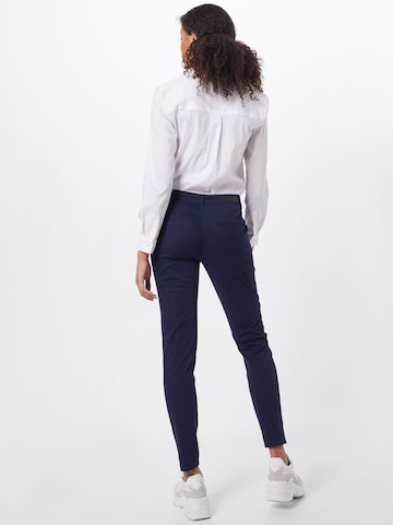 Coupe slim Pantalon chino 'Paris' ONLY en bleu