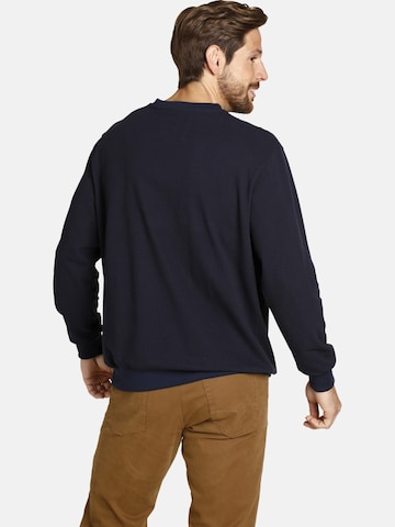 Jan Vanderstorm Sweatshirt ' Viljar ' in Blau