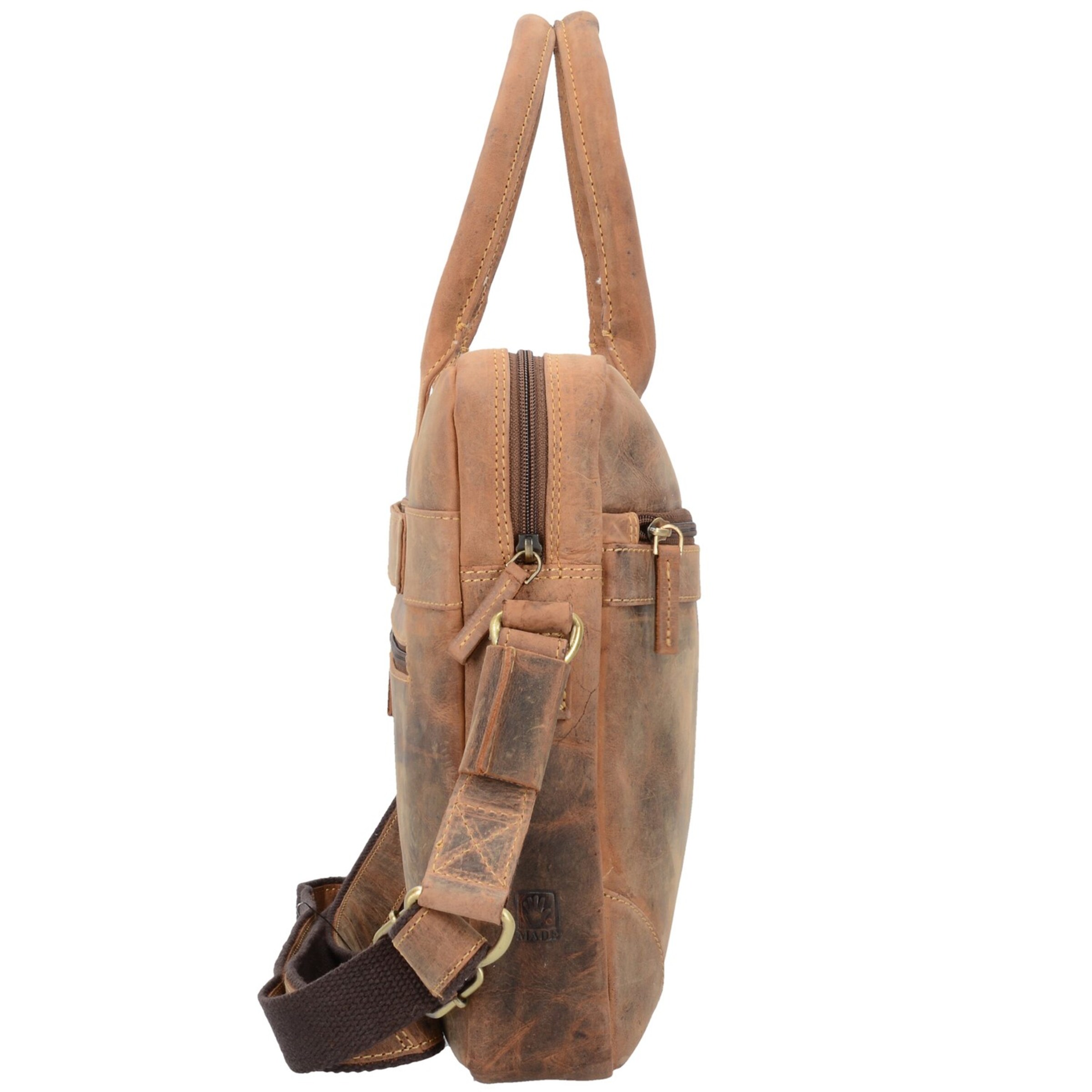 Porte-documents GREENBURRY en marron