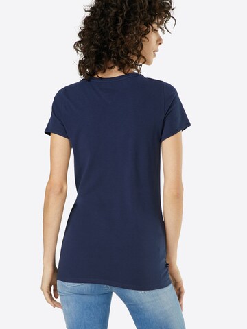 Tommy Jeans Shirt in Blauw: terug