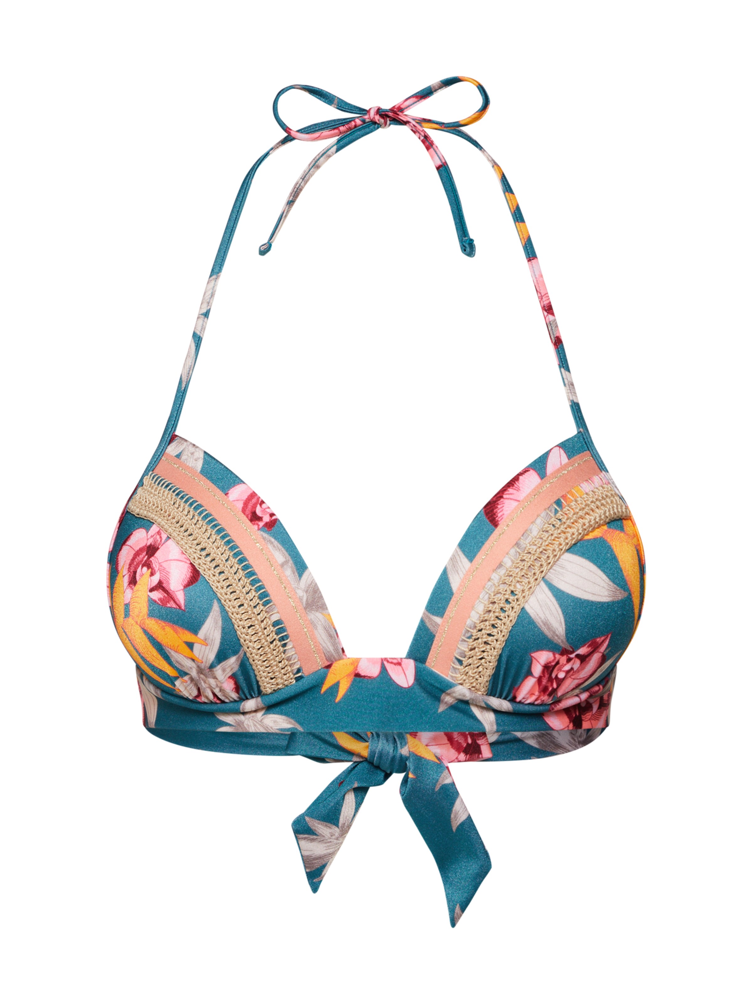 watercult - Bikinitop in de kleur Petrol