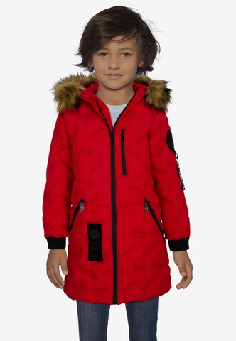 CIPO & BAXX Winter Jacket in Red: front