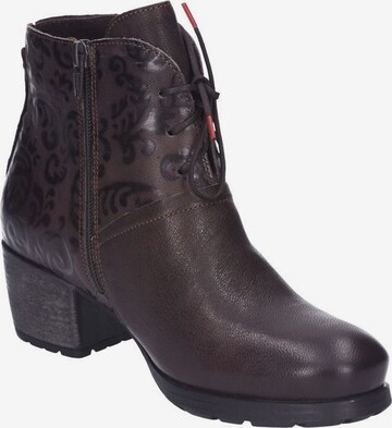 THINK! Lace-Up Ankle Boots in Brown