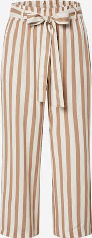 ONLY Wide leg Trousers 'Astrid' in Beige: front