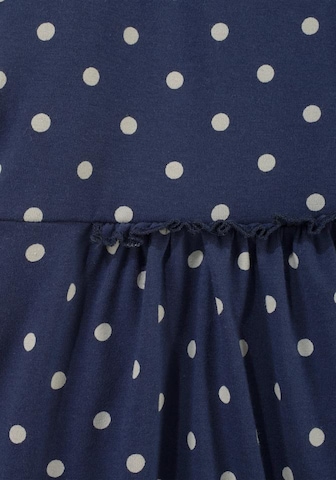 KIDOKI Jerseykleid mit Punkten und Streifen (2 Stück) in Blau