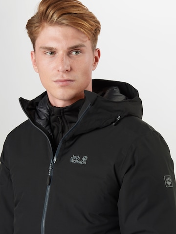 Coupe regular Veste de sport 'ARGON' JACK WOLFSKIN en noir