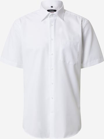 SEIDENSTICKER قميص بلون أبيض: الأمام