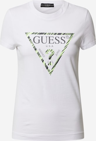 GUESS Shirt in Wit: voorkant