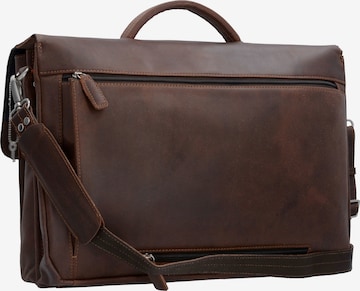 Plevier Document Bag in Brown