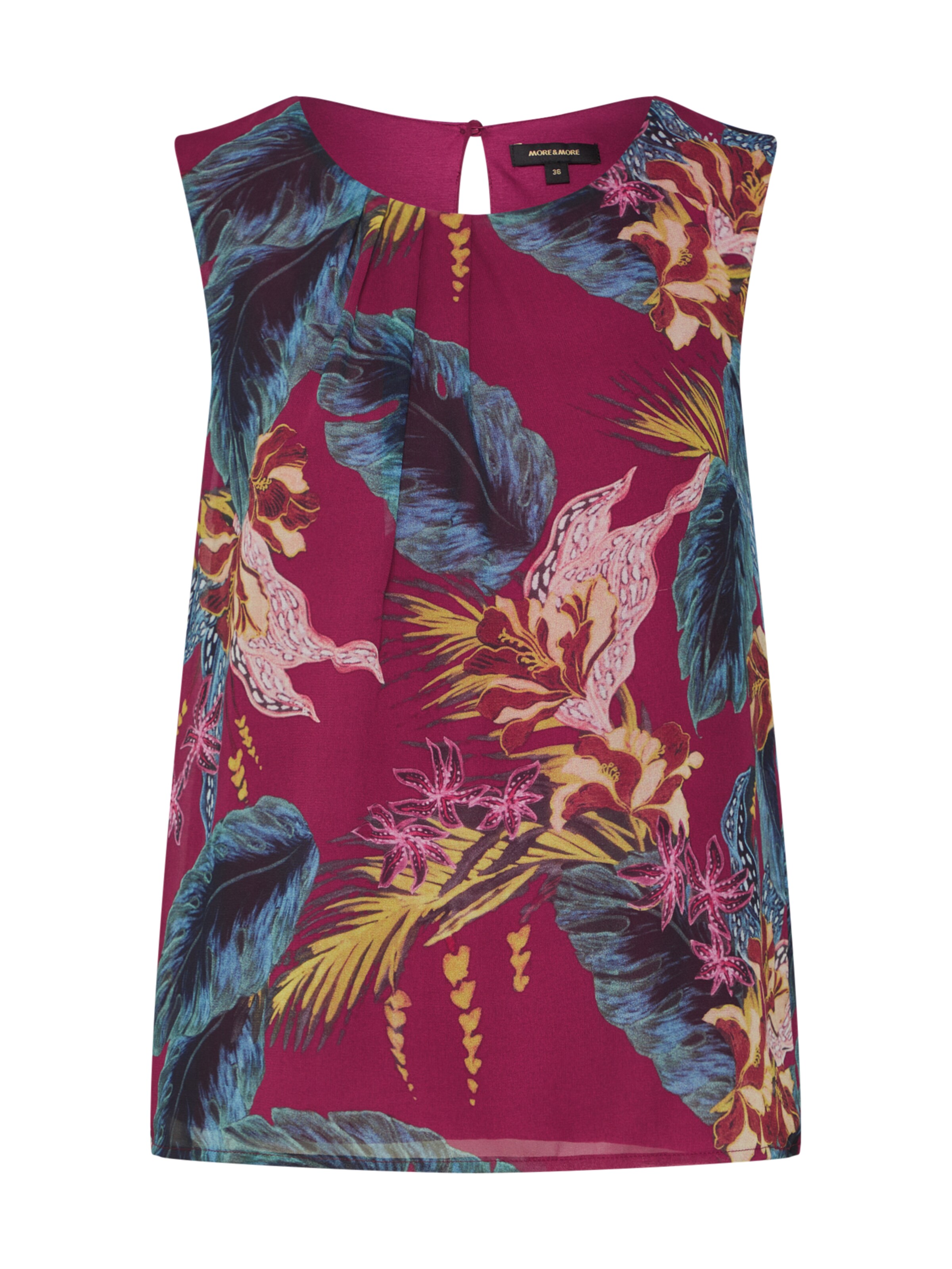 MORE & MORE - Blouse in de kleur Framboos