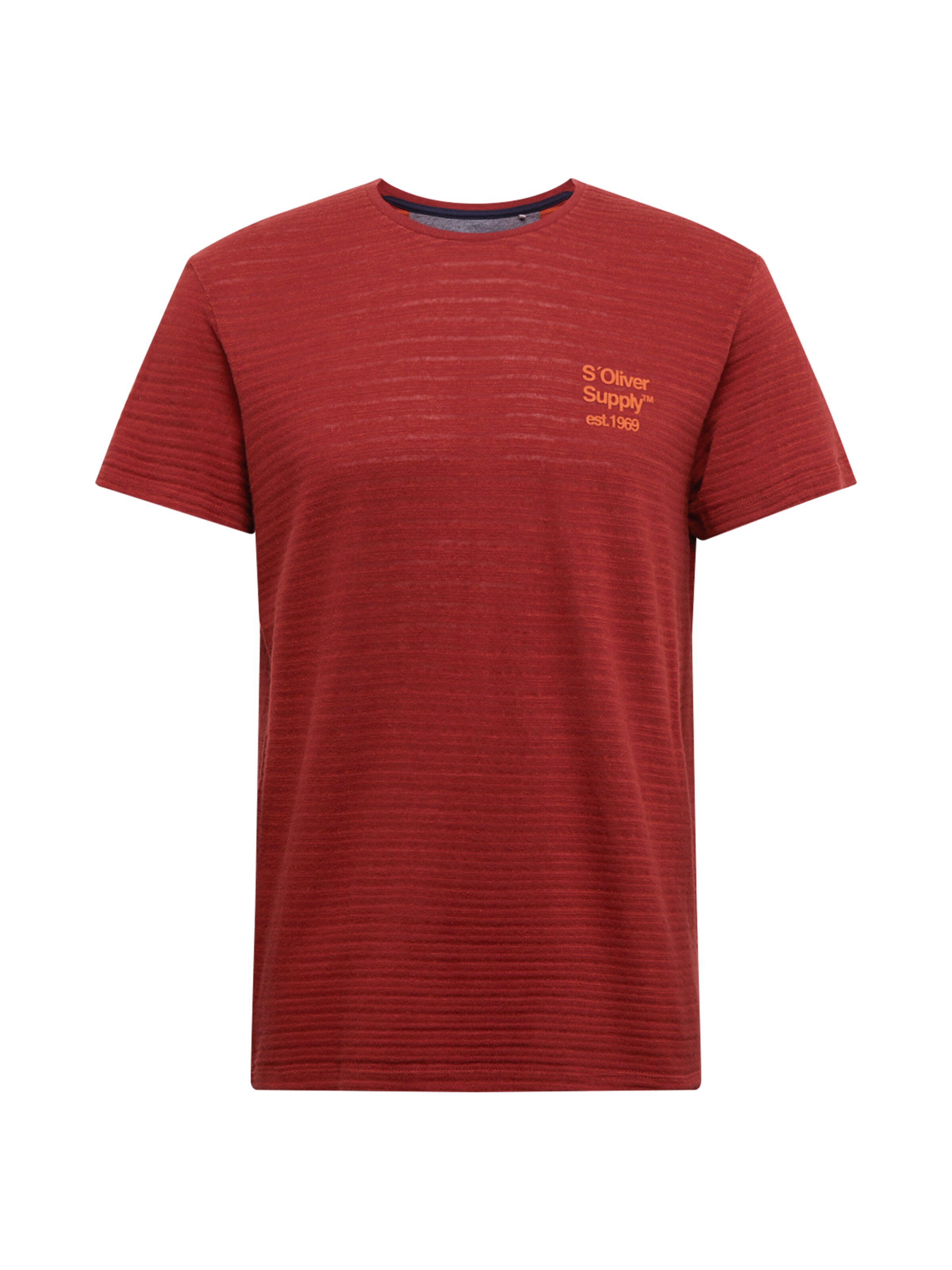 s.Oliver - Shirt in de kleur Roestrood