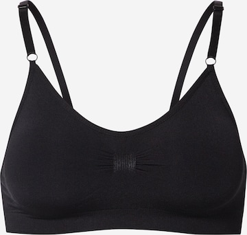 MAGIC Bodyfashion Bralette Bra in Black: front