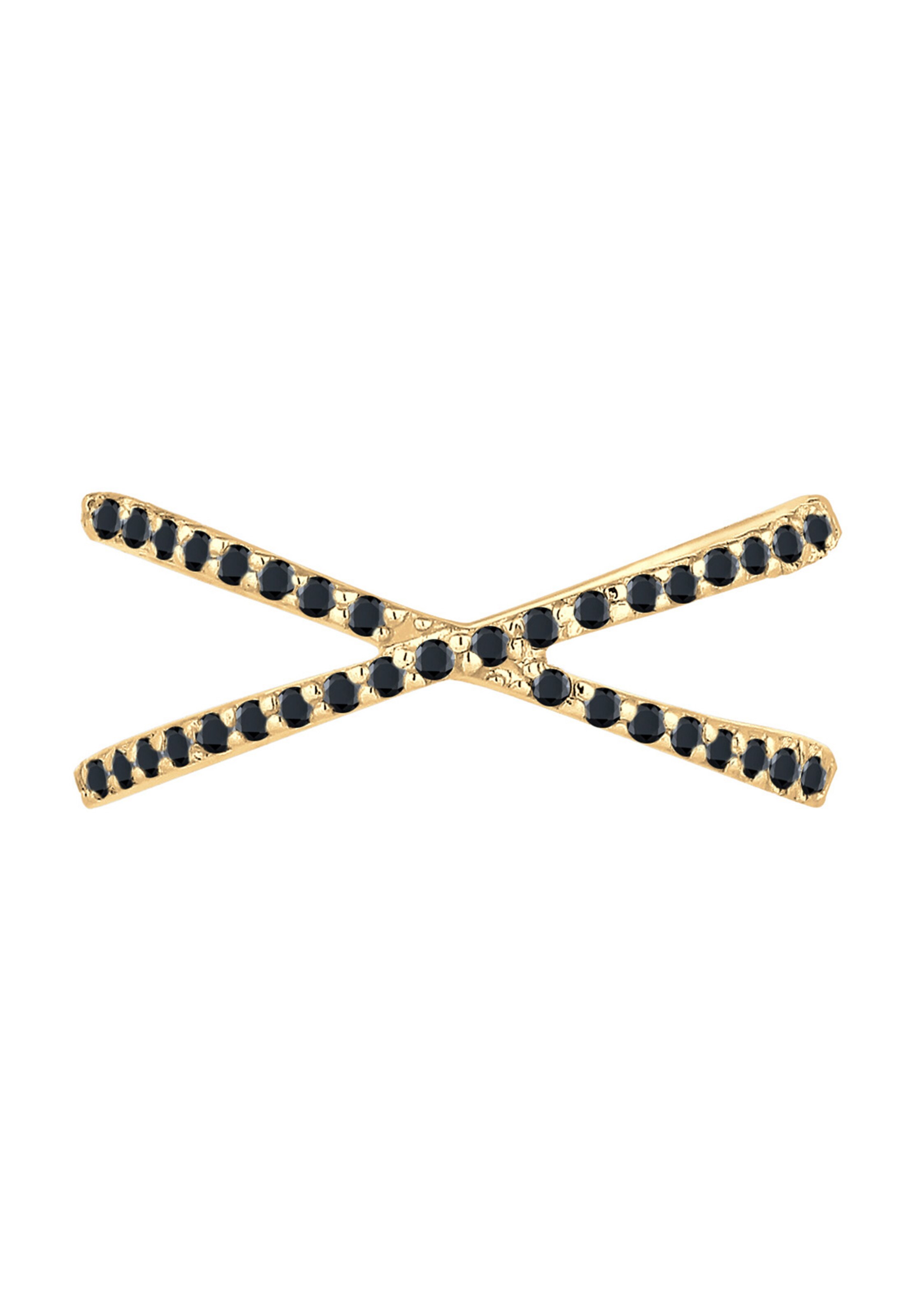 ELLI Ring 'Kreuz' in Gold