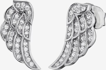 Engelsrufer Earrings 'Flügel, ERE-LILWING-ZI-ST' in Silver: front