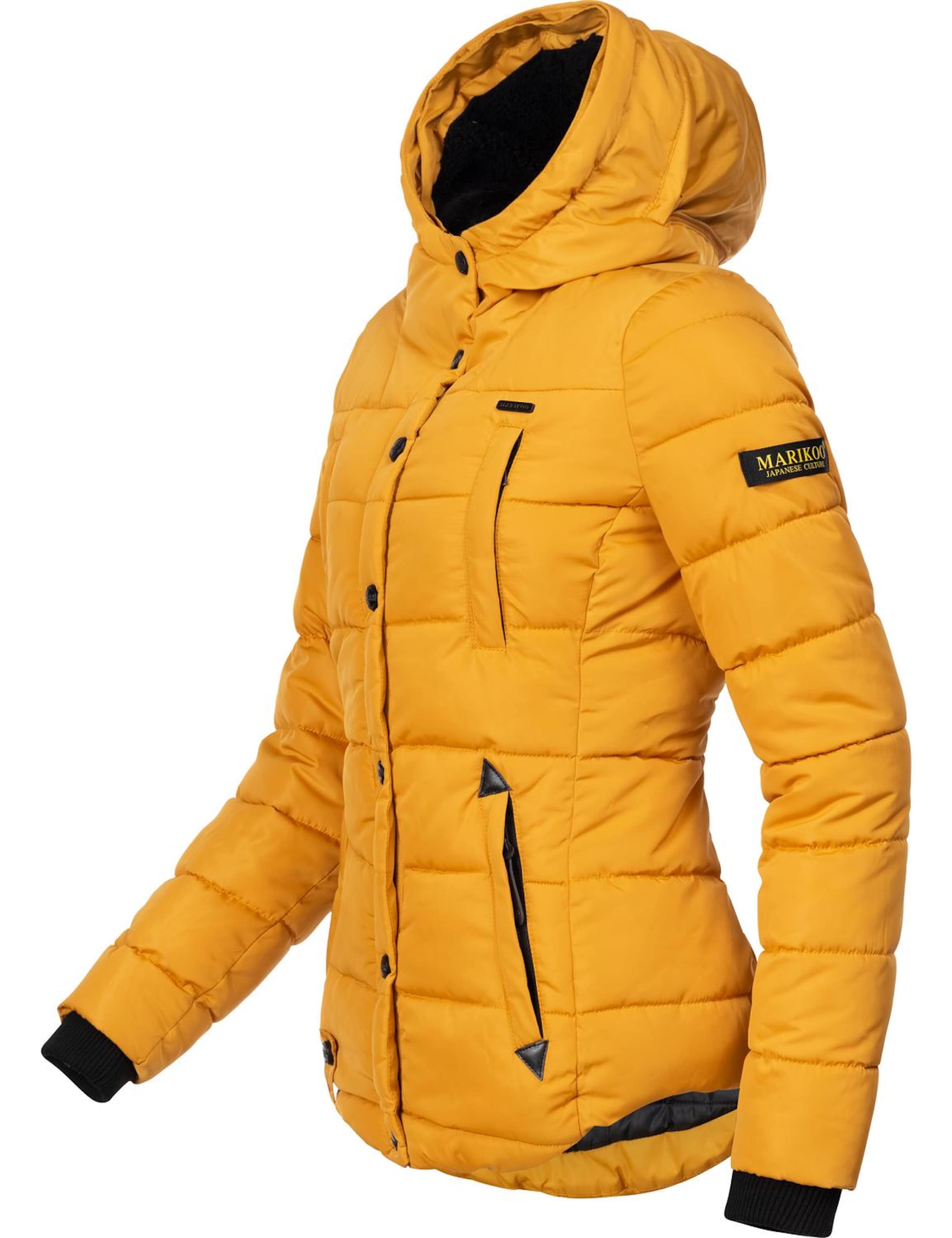 MARIKOO Зимняя куртка 'Lotusblüte' в Желтый