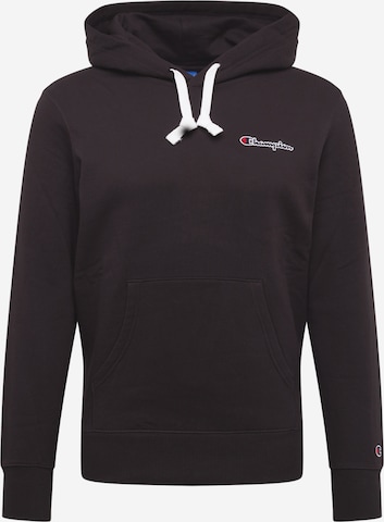 Coupe regular Sweat-shirt Champion Authentic Athletic Apparel en noir : devant