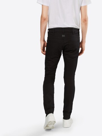 G-Star RAW Slimfit Jeans in Schwarz: zadná strana