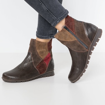 THINK! Booties in Brown