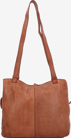 Harold's Shoulder Bag 'Submarine' in Brown: front