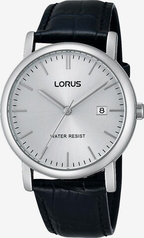 LORUS Analog Watch in Black: front