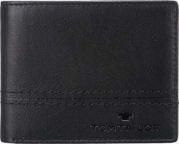 TOM TAILOR Wallet 'Jerriepu' in Black: front