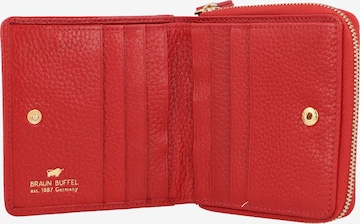 Braun Büffel Wallet in Red