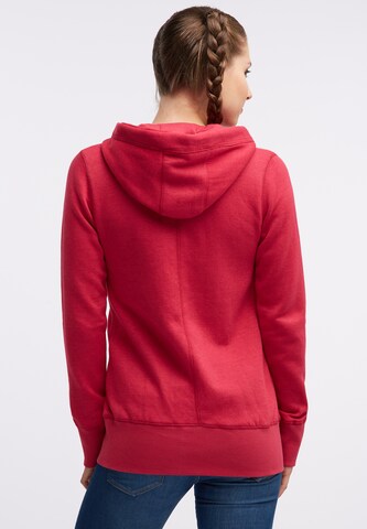 MYMO Zip-Up Hoodie in Red