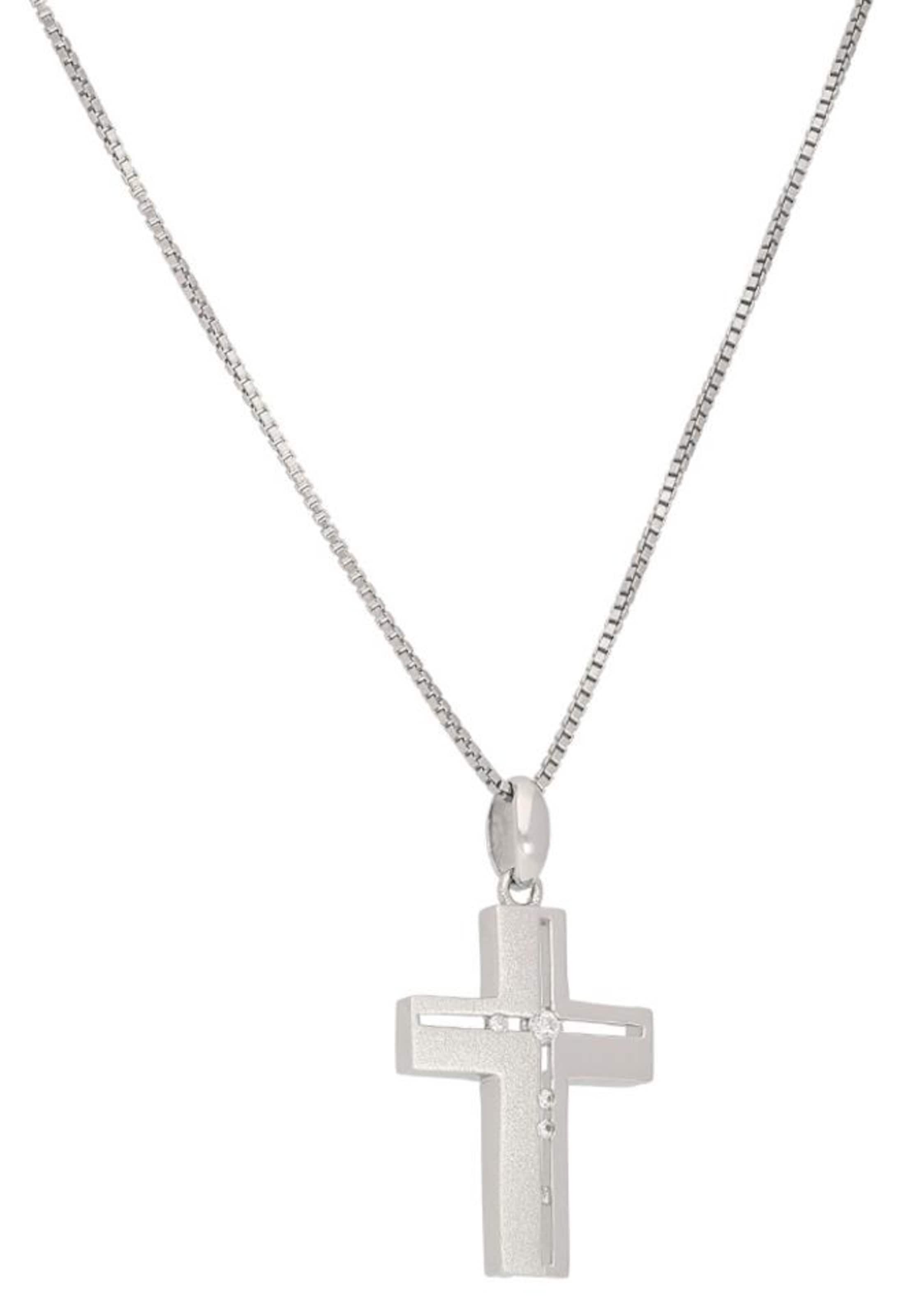 FIRETTI Necklace 'Kreuz' in Silver