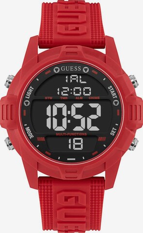 GUESS Digitaluhr 'Charge W1299G3' in Rot