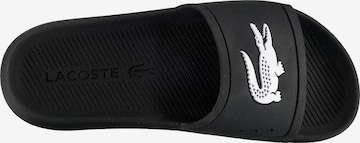 LACOSTE - Sapato aberto 'Croco Slide' em preto