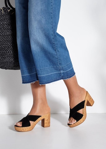 LASCANA Mules in Black