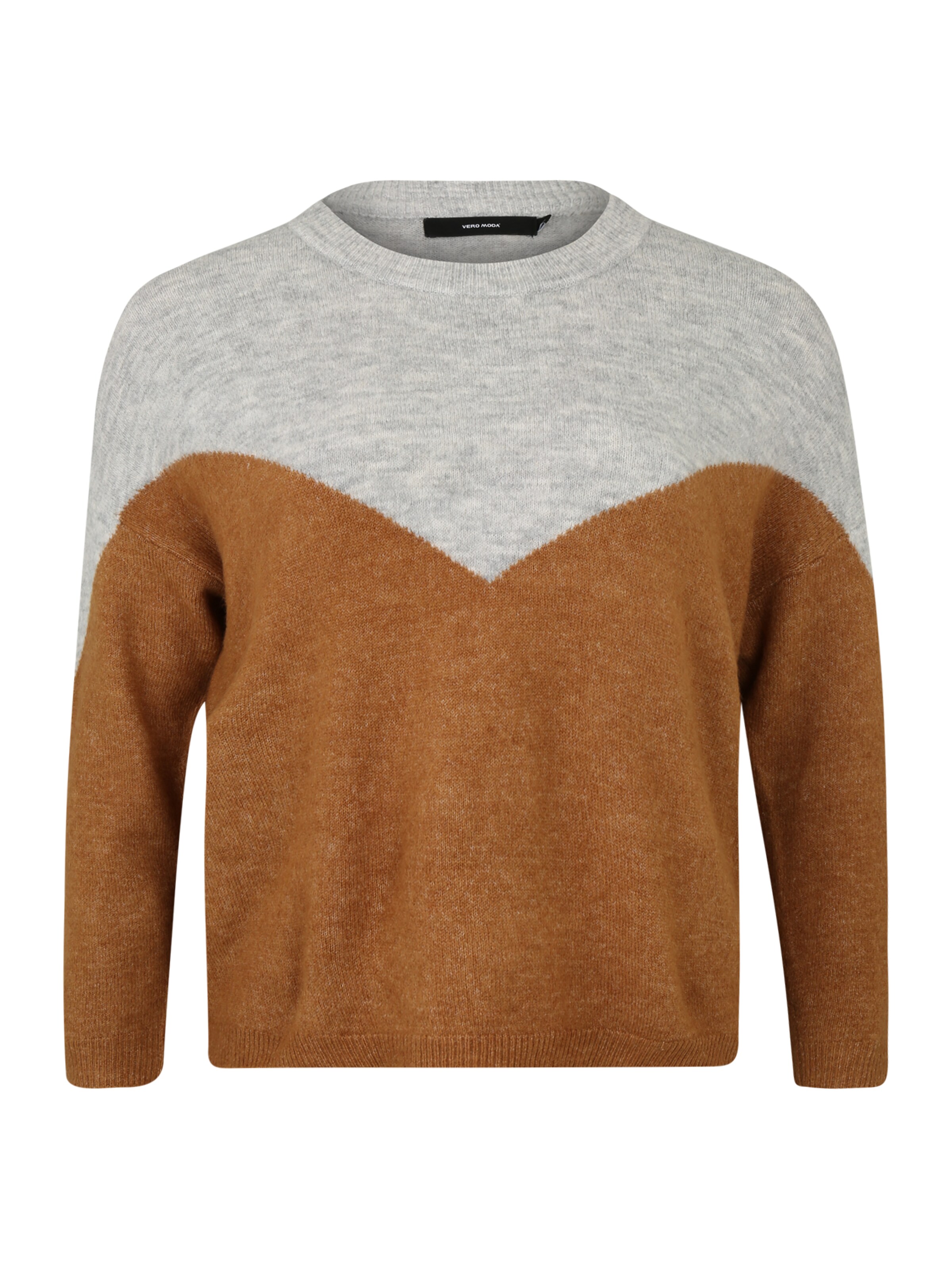 Vero Moda Curve - Trui 'MRANA' in de kleur Bruin