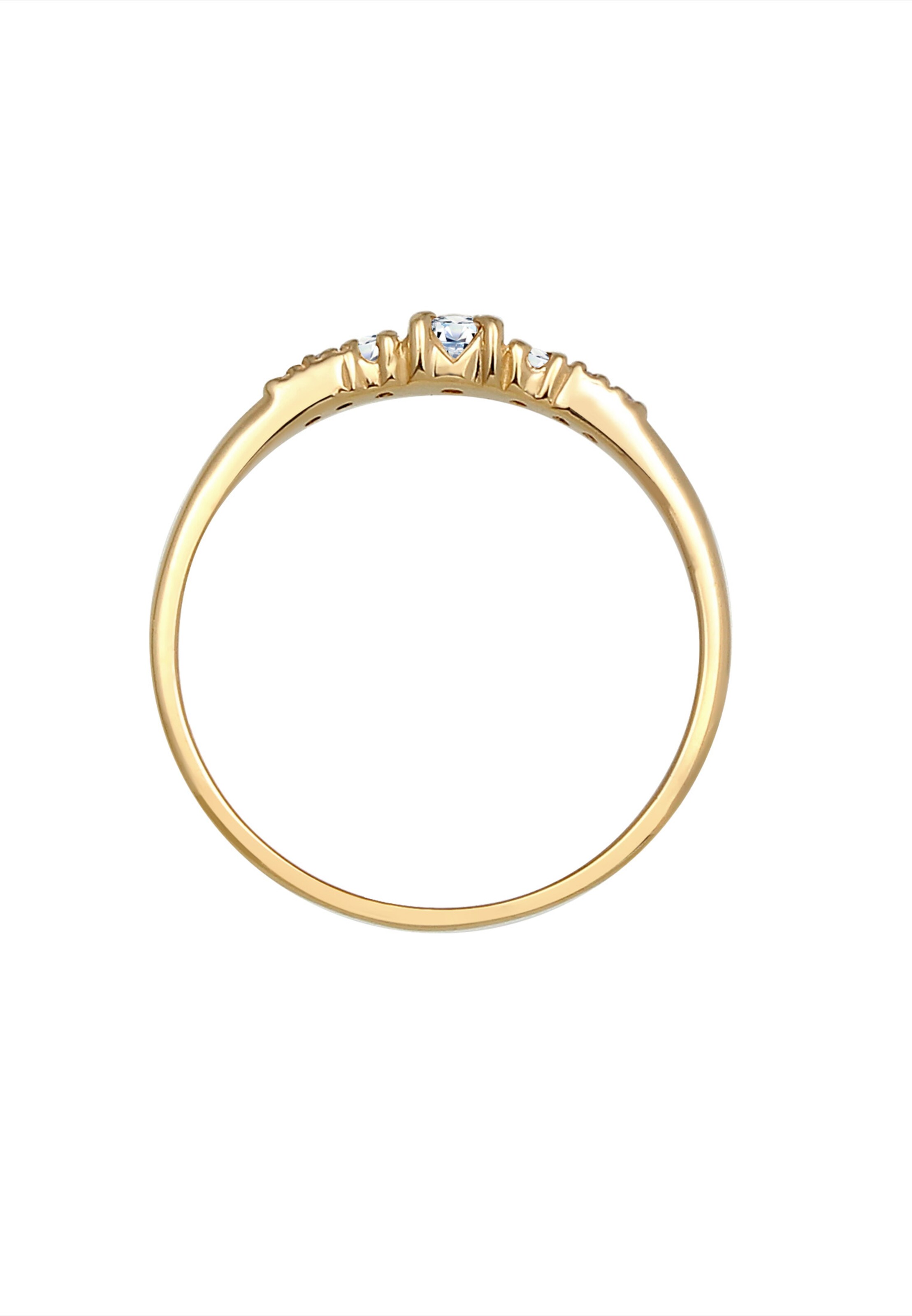 Elli DIAMONDS Ring 'Verlobungsring Diamanten' in Gold