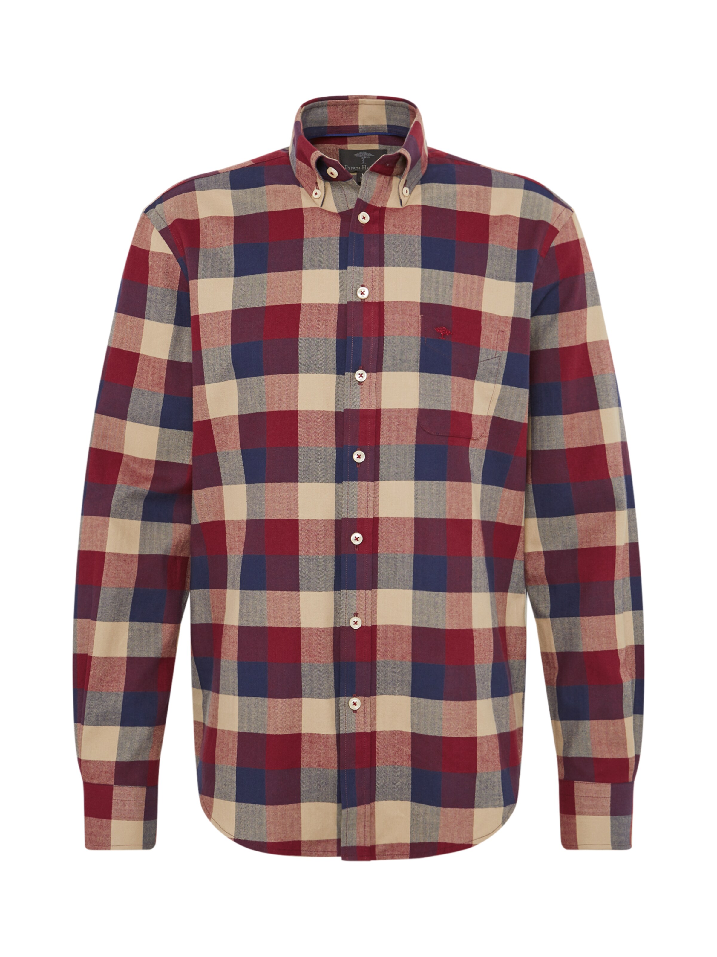 FYNCH-HATTON - Overhemd in de kleur Beige