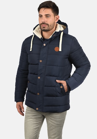 BLEND Winter Jacket 'Frederic' in Blue: front