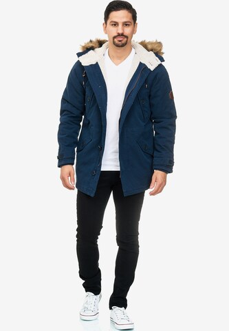 Parka d’hiver 'Fann' INDICODE JEANS en bleu