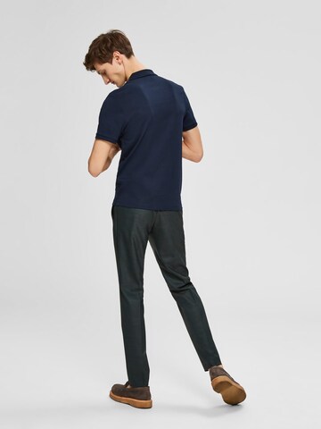 T-Shirt 'PARIS' SELECTED en bleu