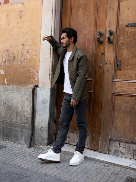 Tiago - Comfy Khaki City Look by DAN FOX APPAREL