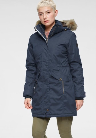 POLARINO Performance Jacket in Blue: front