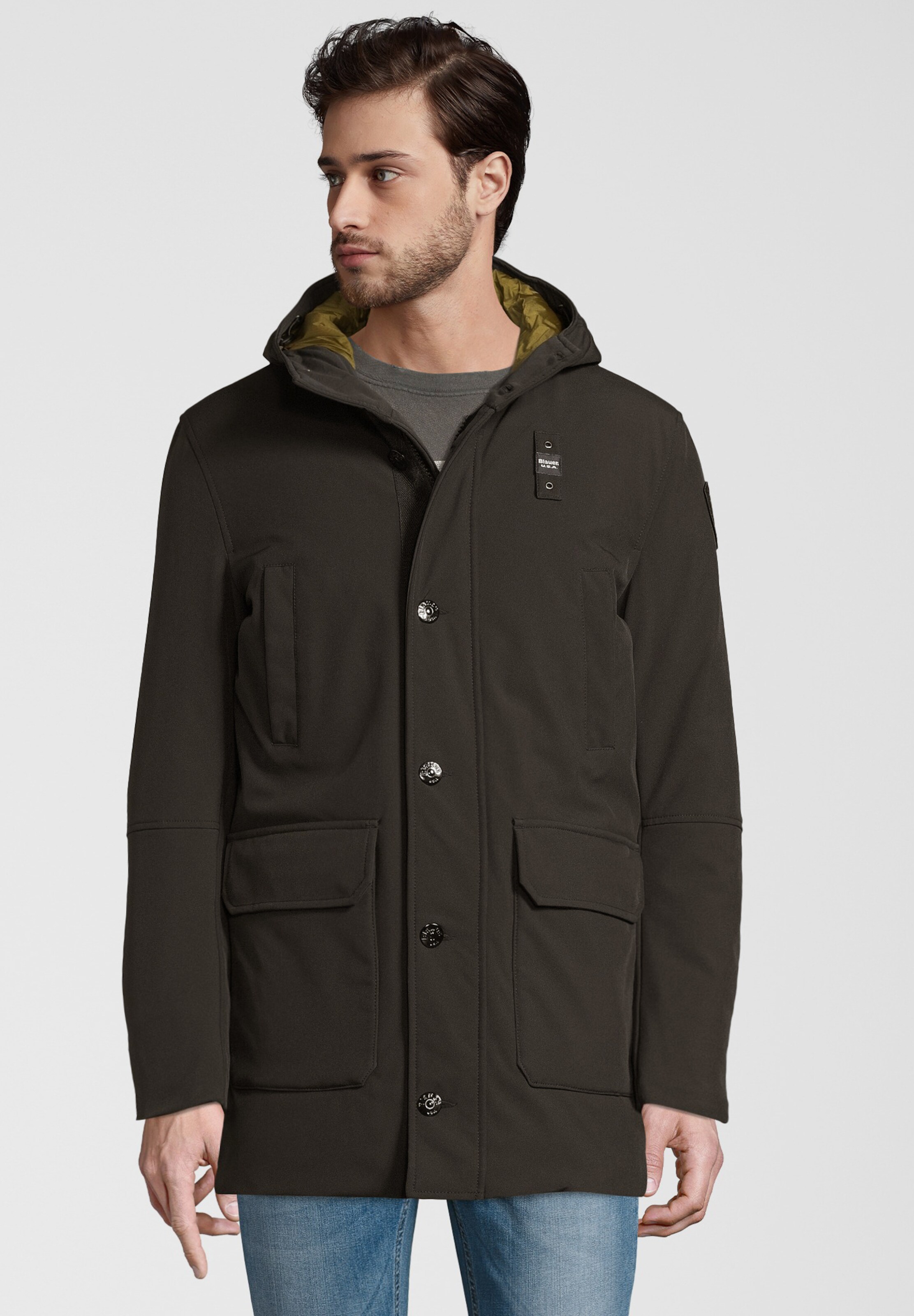 Blauer.USA - Winterjas 'LUNGHI' in de kleur Zwart