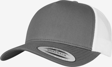 Cappello da baseball '5-Panel Retro' di Flexfit in grigio: frontale