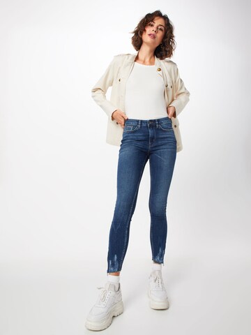 mėlyna TOM TAILOR DENIM Siauras Džinsai 'Nela'