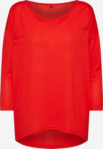 ONLY Shirt 'Elcos' in Rood: voorkant