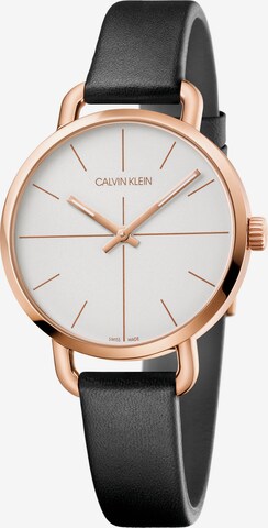 Calvin Klein Analoog horloge in Zwart: voorkant