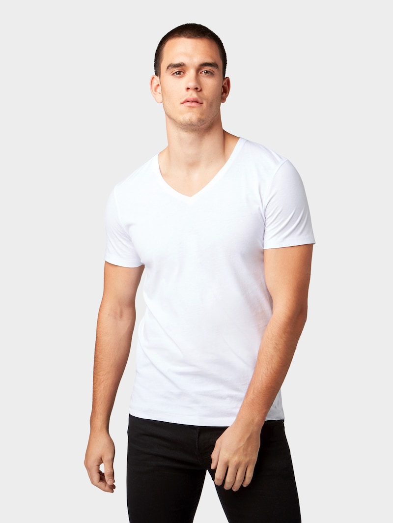 T-shirts TOM TAILOR DENIM Classic t-shirts White