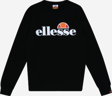 ELLESSE جينز مضبوط كنزة رياضية 'Suprios' بلون أسود: الأمام