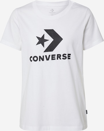 CONVERSE Shirt 'Star Chevron' in White: front