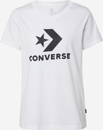 CONVERSE - Camiseta 'Star Chevron' en blanco: frente