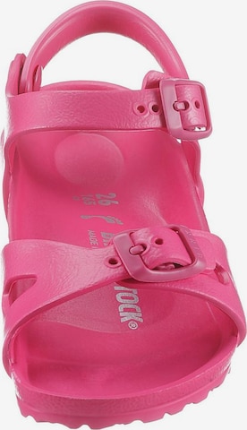 BIRKENSTOCK Sandale 'Rio' in Pink