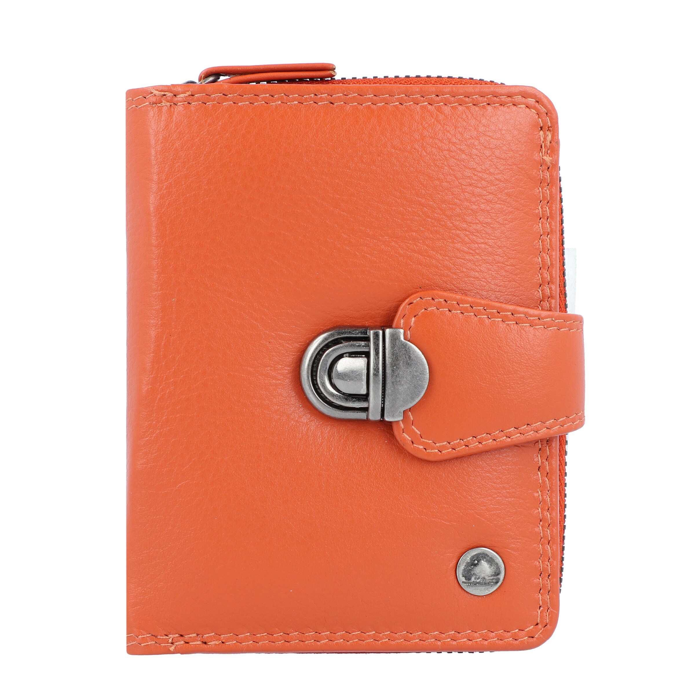 Porte-monnaies GREENBURRY en orange : devant